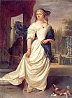 Wife Canvas Paintings - Portrait of Margaretha Delff, Wife of Johan de la Faille